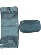 MUJI Hanging Case Black Travel Toiletry Organizer Detachable Pouch Japan