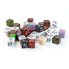 Counter Würfel plus minus 5er Set W6 MtG Mag...