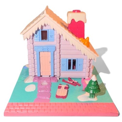 Polly Pocket / Bluebird - Ski Lodge Chalet - Vintage 1993  - 1 Figur