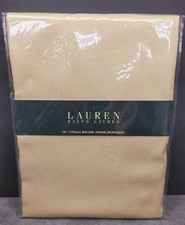 Lauren Ralph Lauren Home 70" Round Tablecloth - Harrison Butter NEW