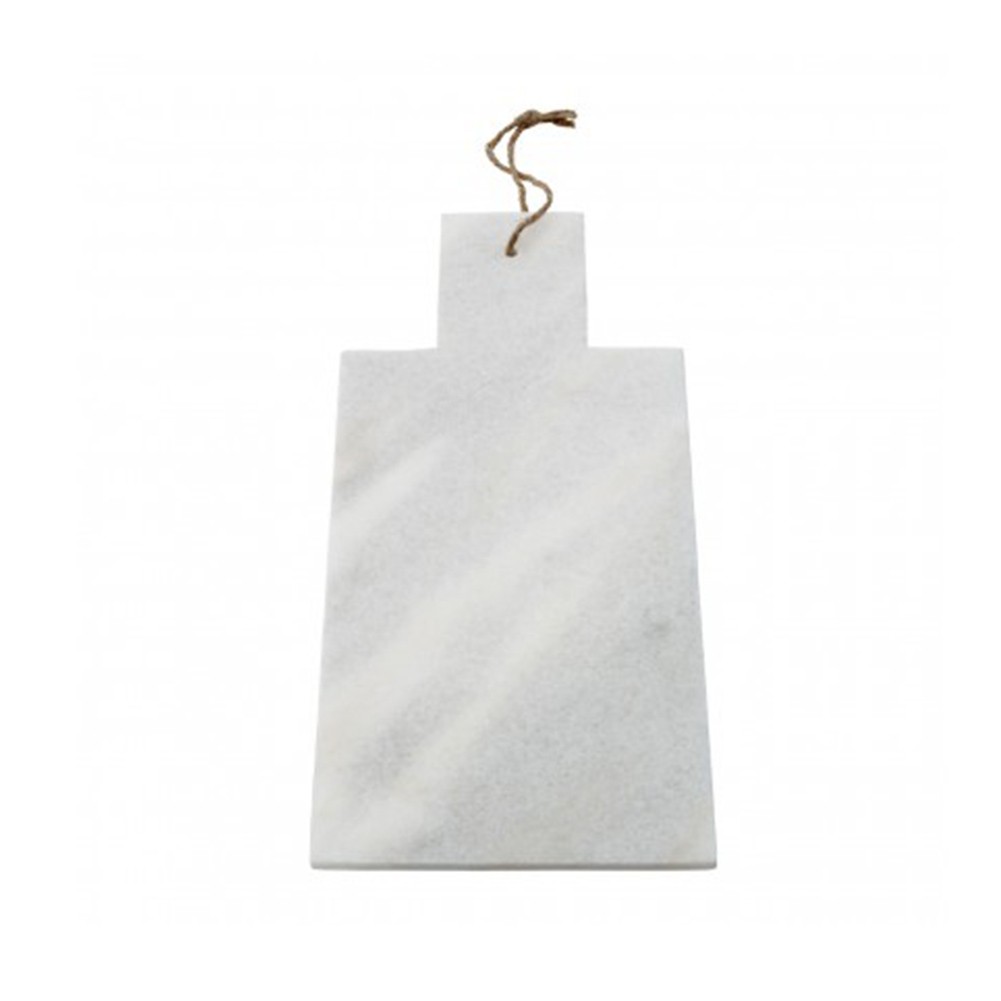 Rectangular White Marble Surface Worktop Paddle Cutting Slicing Chopping Board