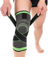 Knee Compression Sleeve Brace Support Sports Running Arthritis Pain FROM USA