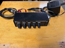 RDL RU-MX5 Five Channel Pro Audio Microphone And Line Mixer w/ Power Supply