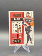 2020/21 Contenders - Carmelo Anthony 'Game Ticket Bronze' - #92