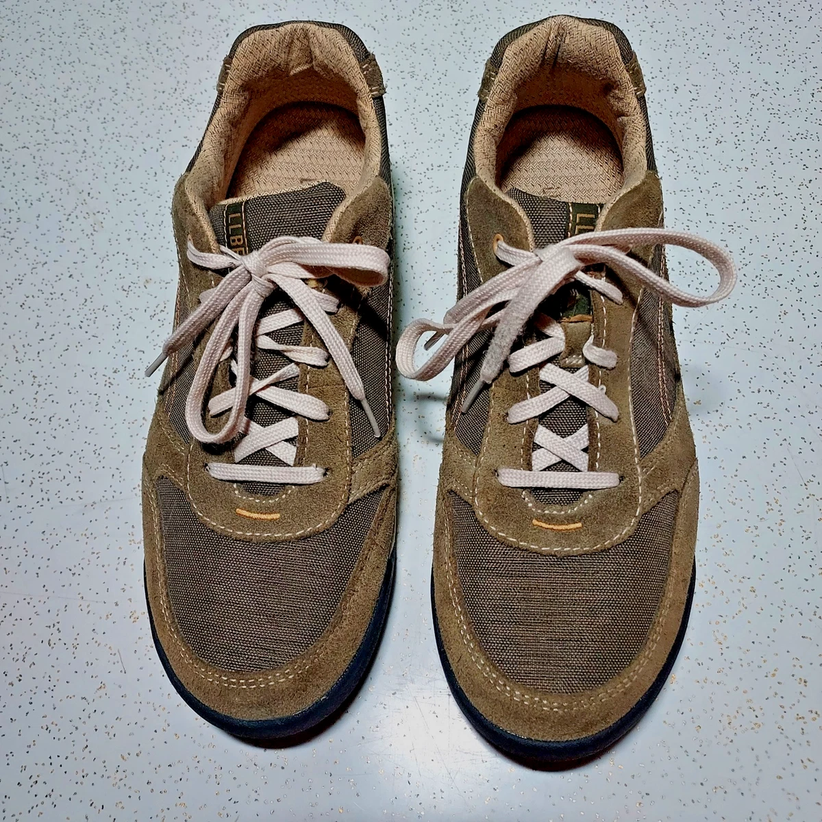 L.L. Bean Men’s Canvas Sneakers.  Top Siders.  Size 10.  Non marking soles. 260406_Handsewn_Footwear_XLarg  main image 2
