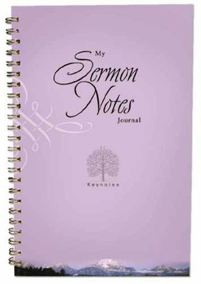 My Sermon Notes Journal (KEY - Spiral-bound, by Caughey Ellen - Very Good o