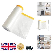Waterproof 3 Mil Dust Sheet Roll for Furniture & Floor Protection - 4.6 x 82 ft