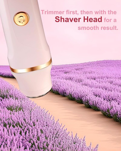 Bikini Trimmer Women - 3 in 1 Painless Lady Shavers for Women for Silk - Picture 5 of 5