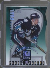 1997-98 Donruss Elite Prime Numbers Die-Cut 40/246 Paul Kariya #5a HOF 0c3