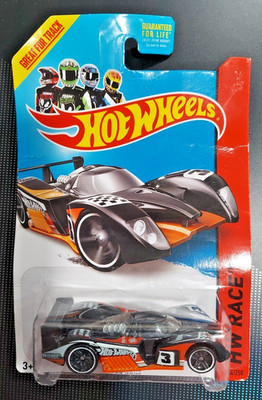 Hot Wheels ~ 2014 HW Race-Track Aces ~ 24 OURS ~ Black & Orange ~ NIP