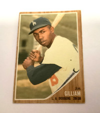 1962 Topps - Jim Gilliam #486, Los Angeles Dodgers