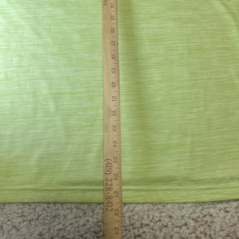Polo de golf Tek Gear Drytek de secado rápido verde lima para hombre XL deportivo SS Foto 4 de 4
