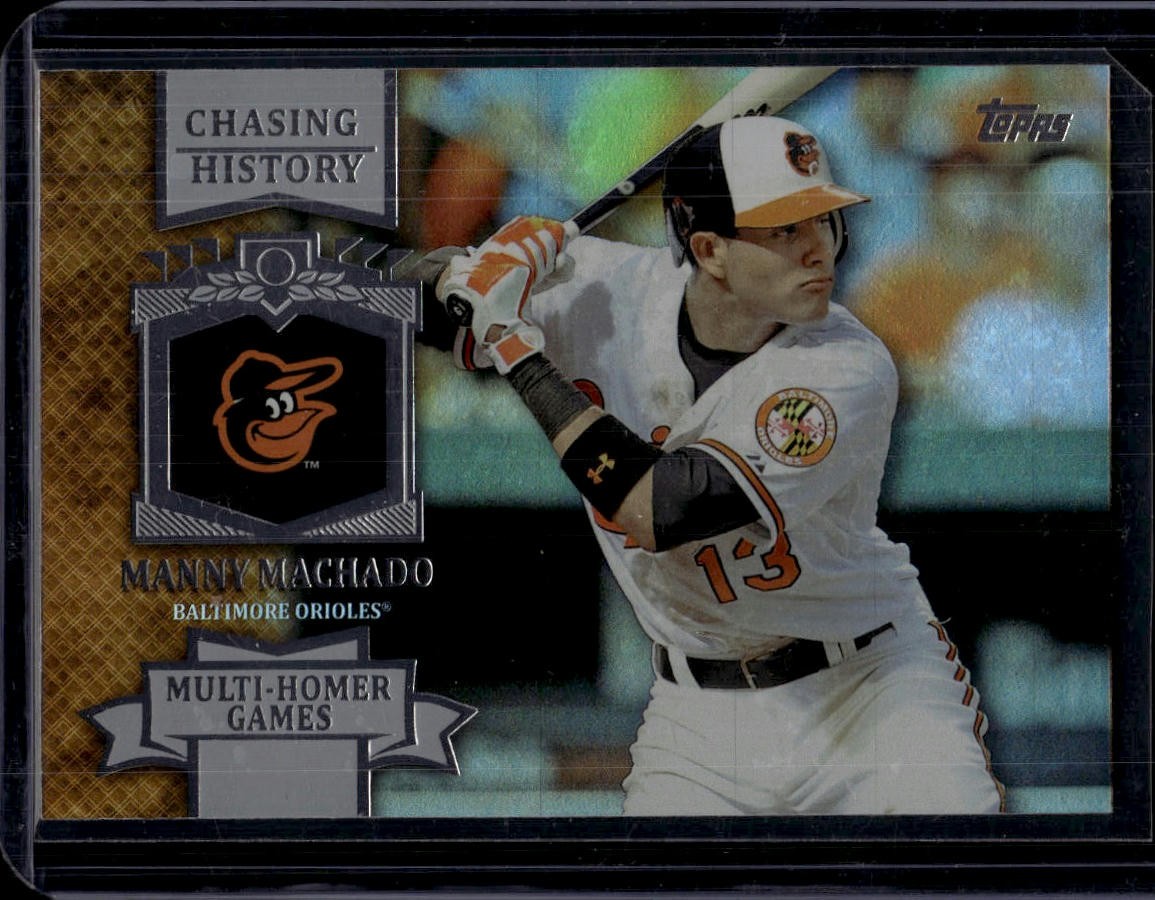 2013 Topps Chasing History #CH-93 Manny Machado Baltimore Orioles