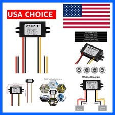 DC Converter Waterproof 12V/24V to 5V Converter Step Down Module 3A 15W Power...