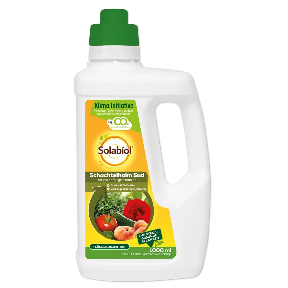 Solabiol Schachtelhalm Sud 1 Liter - Pflanzenstärkung Pilzkrankheiten Schorf
