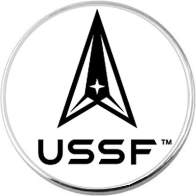 United States Space Force Pin (Hat or Lapel), 3/4''D, By Mitchell Proffitt Comp.