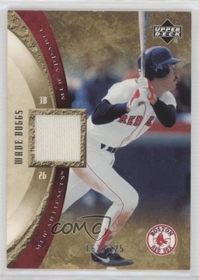 2005 Upper Deck Artifacts MLB Apparel 163/325 Wade Boggs #MLB-WB HOF 0l2