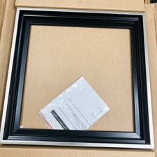 MCS Canvas Float Frames 12x12 Canvas Black/Silver Wall Hanging Large Painting