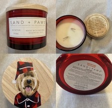 Sand  Paws Fog California Citron 2 wick Candle Odor Neutralizer Goldie doodle