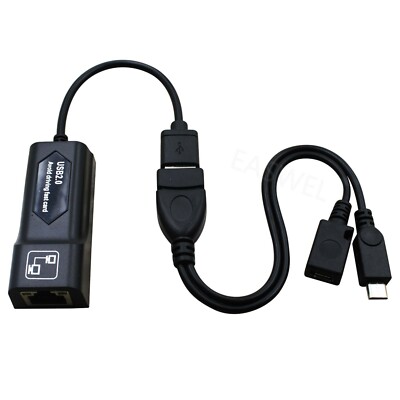 LAN Ethernet Adapter for AMAZON FIRE TV 3 or STICK GEN 2 or 2 STOP THE BUFFERING