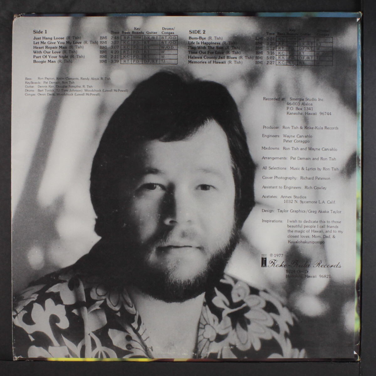 AOR Hawaii LP Sealed Ron Tish & Co. アウトレット ショップ