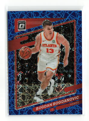BOGDAN BOGDANOVIC #32 2021-22 OPTIC HAWKS BLUE VELOCITY