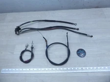 1980 Kawasaki KZ1000ST Shaft K616) brake lines throttle tach cable set