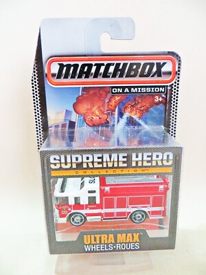 MATCHBOX SUPREME HERO 'HAZARD SQUAD FIRE ENGINE/TRUCK/LKW'. MIB/BOXED/CARDED