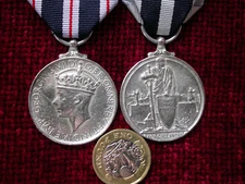 Replica Copy GVI King's Police Medal Full Size