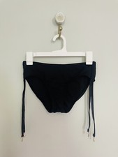 Anne Cole Live In Color Side-Tie Black Bikini Bottoms. Size Small.