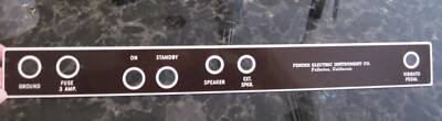 Brown Bandmaster, Concert or Pro Amp Rear plate !
