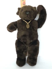  18" LITTLE FOLK TEDDY BEAR Tiverton Devon England Fully Jointed Bear McBride