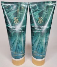 2 VICTORIA'S SECRET WHISPERING WAVES FRAGRANCE LOTION 8 FL OZ