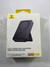 Baseus 2 in 1 Wireless & Phone Holder 5000mAh Wireless Magnetic Power Bank