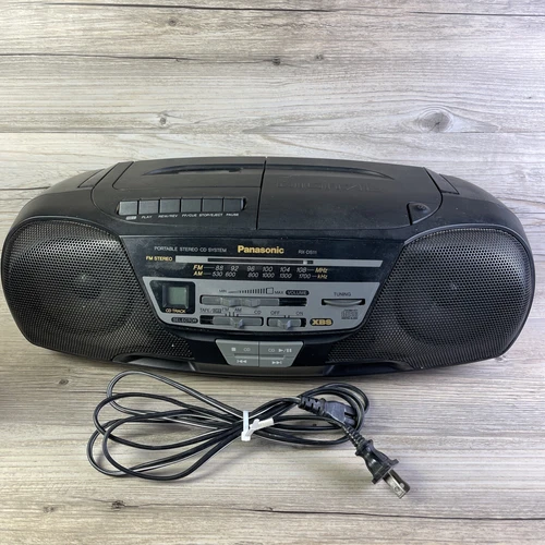 Vintage Panasonic Boombox Stereo CD Player RX-DS11 AM/FM/CD/Cassette. - TESTED