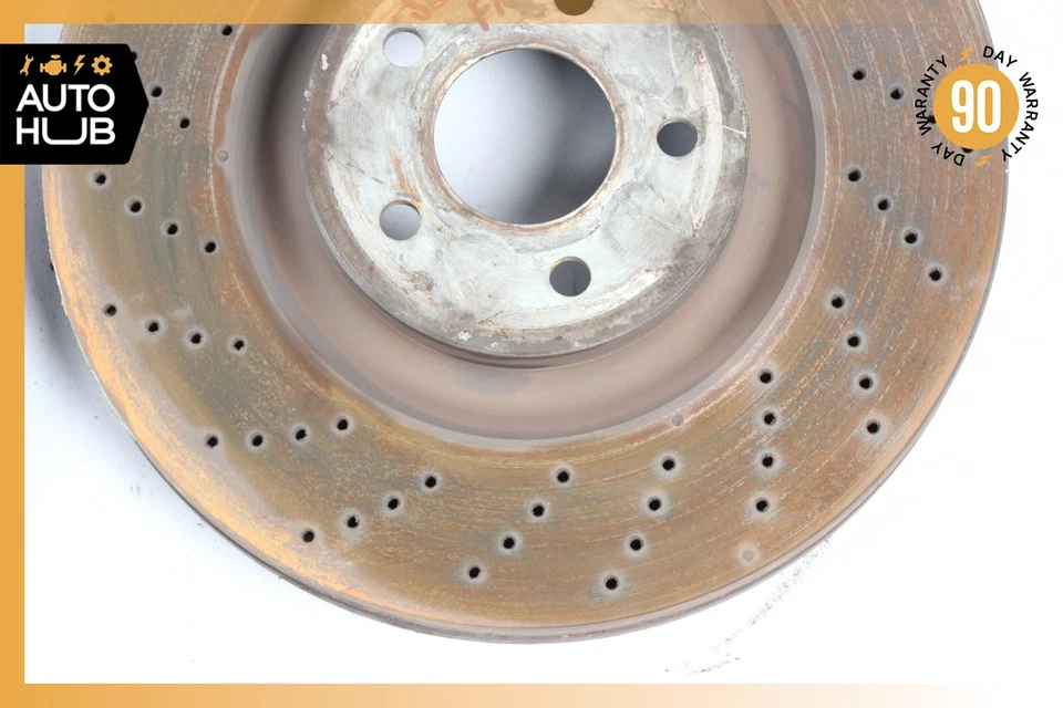 Rotores de freno delanteros Mercedes R230 SL600 SL65 CLS55 AMG CL550 2304210712 OEM Foto 4 de 4