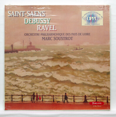 ABDEL RAHMAN EL BACHA - ST-SAENS RAVEL DEBUSSY - FORLANE 3xLPs box STILL SEALED