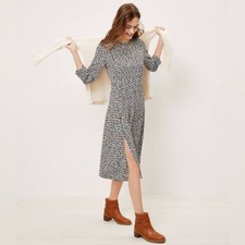 Loft Long Sleeve Midi Dress