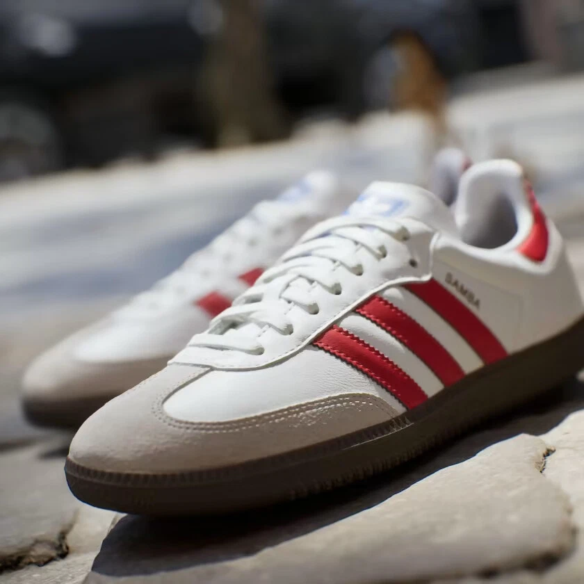 adidas SAMBA OG IG1025 Cloud White / Better Scarlet | eBay