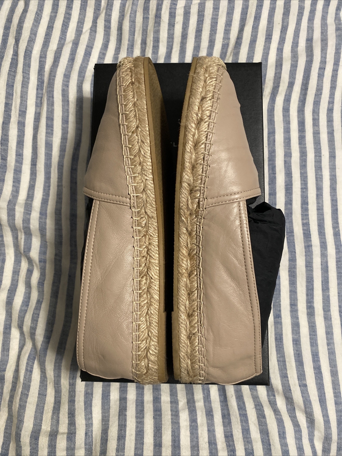 Saint Laurent espadrillas donna nappa rugiada polvere