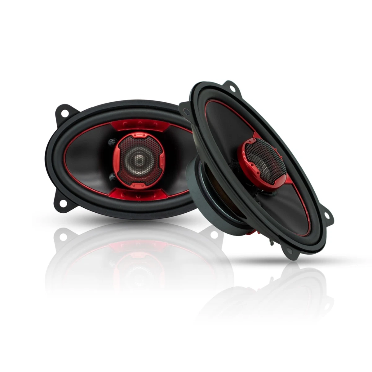 MB Quart 4x6 Speakers + PMD100 Mids – German Made, 50W RMS, Car Audio Bundle With Brackets