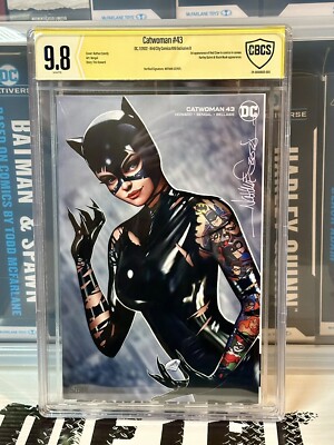 Catwoman #43 CBCS 9.8 Signed Szerdy Variant Cover Tattoo Selina 616 Exclusive MT