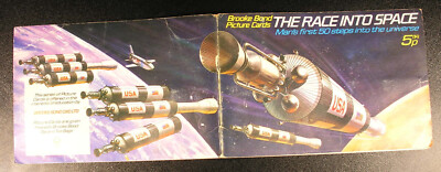 THE RACE INTO SPACE  BROOKE BOND PG TIPS TEA CARD VINTAGE ALBUM NASA [2]
