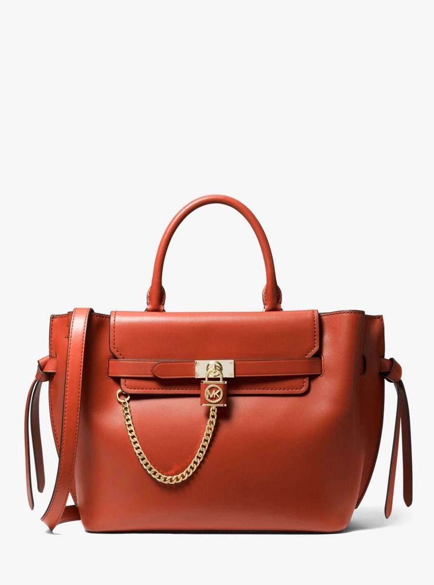 Michael kors hamilton satchel red top