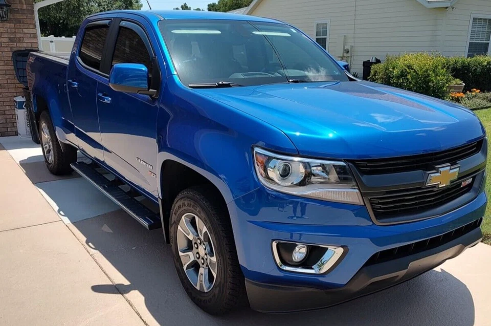 Protectores de lluvia AVS en canal viseras de ventilación sombra para Chevy Colorado y Canyon 15-2022 Foto 3 de 4