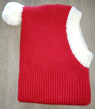 boys girls NEW THICK RED KNIT WINTER HAT TODDLER WARM ONE SIZE