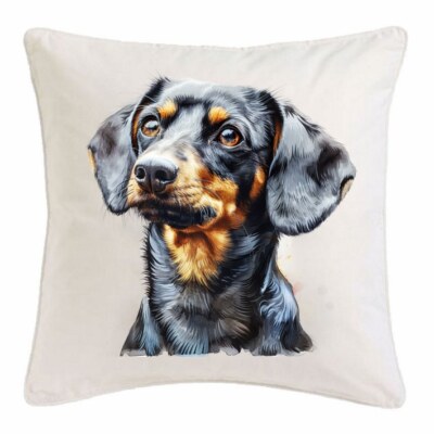 KISSENBEZUG 40X40cm Dackel Dachshund Teckel Jagdhund Jagt Dackelwelpe Dac 402880