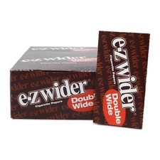 EZ Wider Double Wide Rolling Papers Cigarette Paper Full Box of 24 Booklets