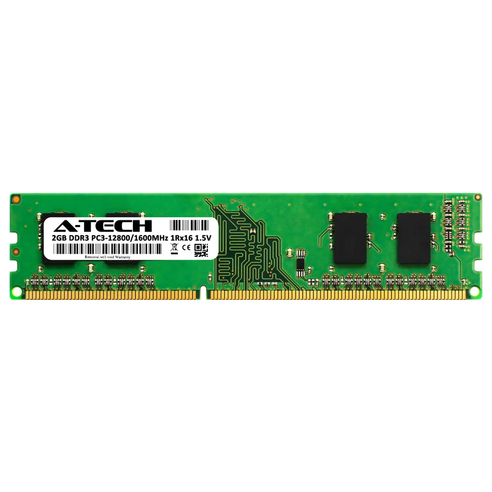 2GB DDR3 PC3-12800 DIMM (Hynix HMT425U6CFR6C-PB Equivalent) Desktop Memory RAM - Image 2 of 2