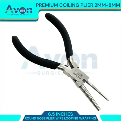 6.5in Coiling Pliers 2mm to 8mm, Loop Wrapping, Wire Looping, Jewelery Making